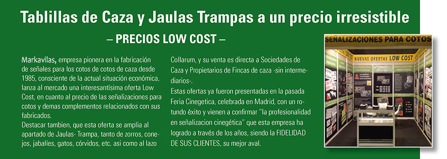 tablillas de caza y jaulas trampa a un precio irresistible - precios low cost -